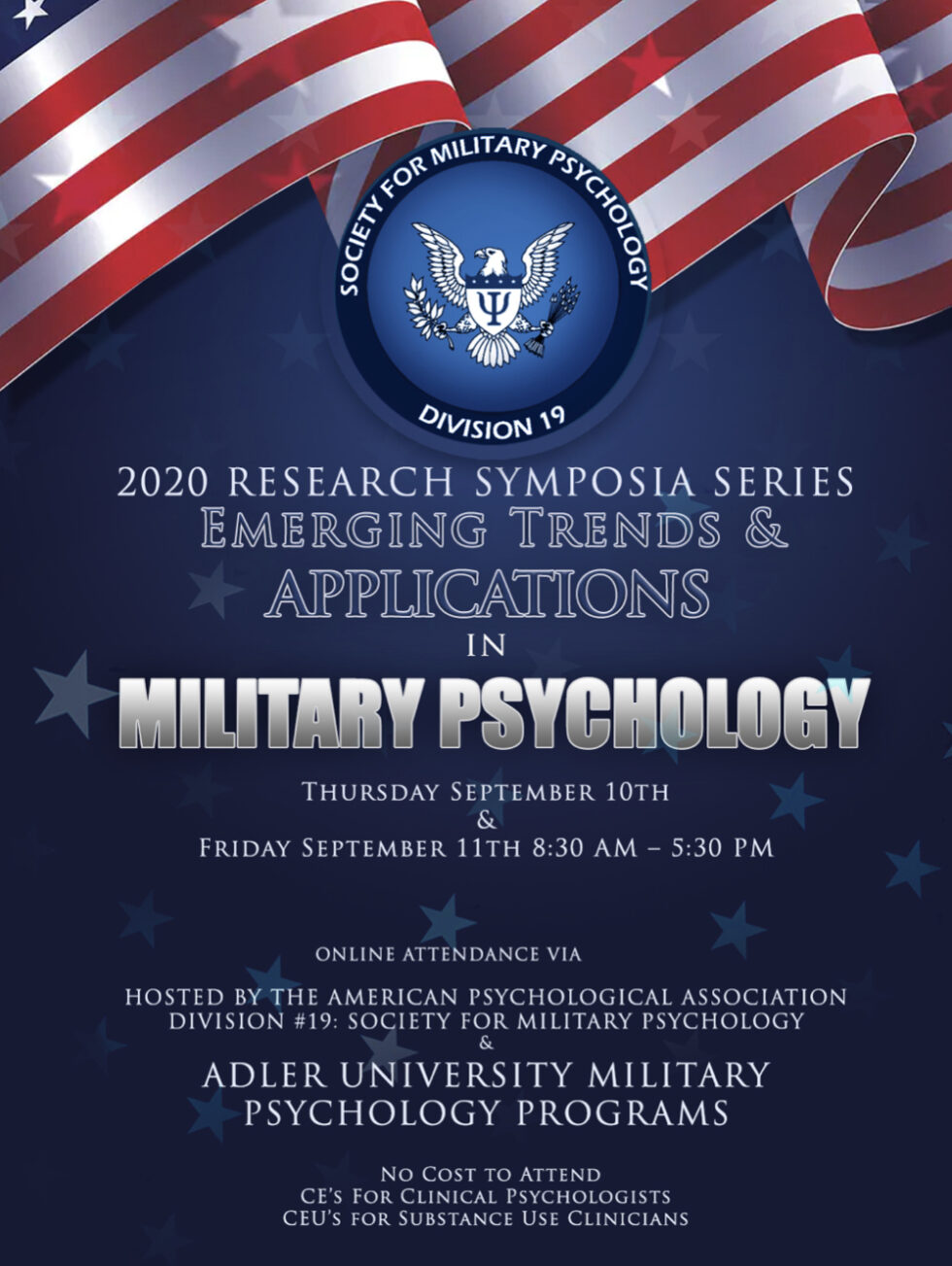 2020 Regional Symposium Series The Society for Military Psychology